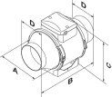 Extracteur d'air Aldes In Line XS ø125 mm