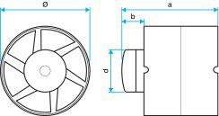 Extracteur d'air Aldes In Line XS ø125 mm