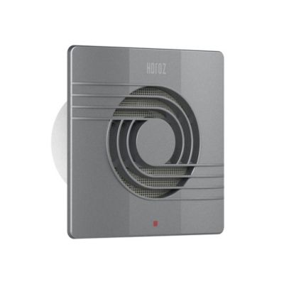 Extracteur d'Air Salle de Bain classique 150 mm ABS argenté 150m3/h ...