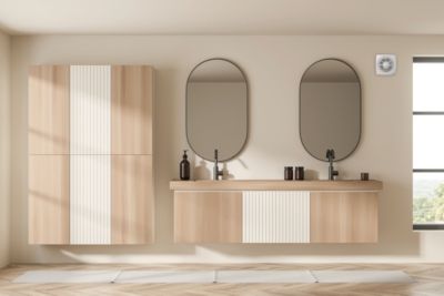 Extracteur d'air VMC Ø100 mm extra-plat et silencieux, Aldes Design