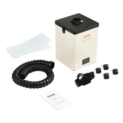 Extracteur fumee soudage 150W, filtre 3 couches, debit 332 m3/h, compact, pour soudure et gravure