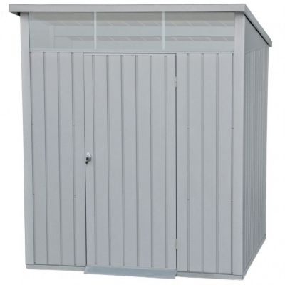 Ezooza abri de jardin en métal Palladium 6'x5' Duramax 196,5 x 199 x 229 cm Couleur Gris