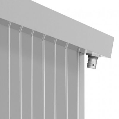 Ezooza Abri en métal Palladium Duramax 8'x6' à Deux portes 196,5 x 199 x 229 cm Couleur Gris