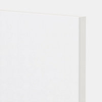 Façade de cuisine pour caisson hotte / casserolier GoodHome Stevia Blanc l. 59.7 cm x H. 35.6 cm