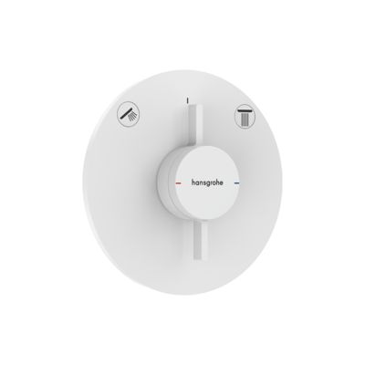 Façade douche encastrée mécanique HANSGROHE DuoTurn S Blanc mat