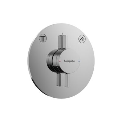 Façade douche encastrée mécanique HANSGROHE DuoTurn S Chromé