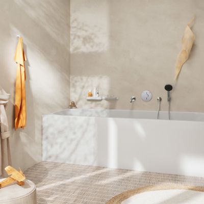 Façade douche encastrée mécanique HANSGROHE DuoTurn S Chromé