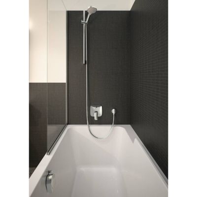 Façade mitigeur bain douche encastré 2 sorties HANSGROHE Logis chromé