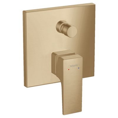 Façade mitigeur bain douche encastré 2 sorties HANSGROHE Metropol bronze brossé
