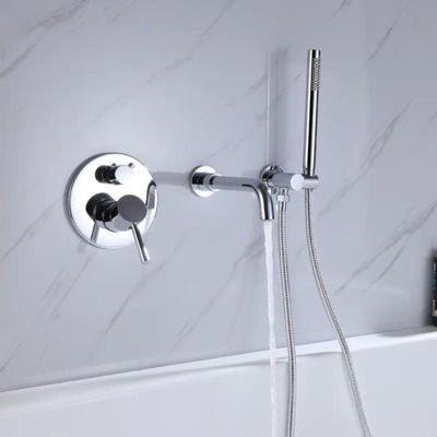 Façade mitigeur bain douche encastré 2 sorties HANSGROHE Talis S chromé