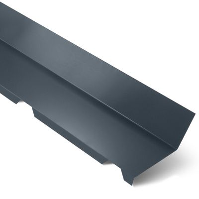 Faîtière Crantée Contre Mur 2100 mm ELDA Gris Anthracite RAL 7016