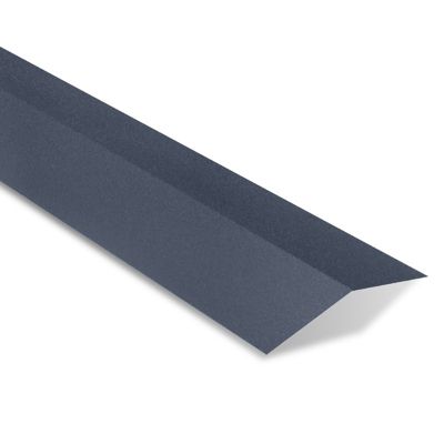 Faîtière double pour tôle tuile BACACIER Tuile R Anthracite mat 2100 mm Longueur