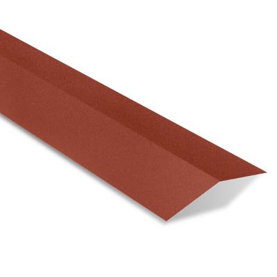 Faîtière double pour tôle tuile BACACIER Tuile R Brun mat 2100 mm Longueur