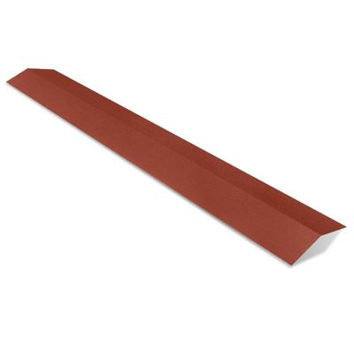 Faîtière double pour tôle tuile BACACIER Tuile R Brun mat 2100 mm Longueur