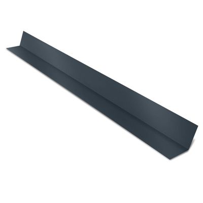 Faîtière Plate Contre Mur Acier Laqué Gris Anthracite RAL 7016 2100 mm Longueur