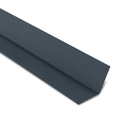 Faîtière Plate Contre Mur pour tôle tuile BACACIER Tuile R Anthracite mat 2100 mm Longueur