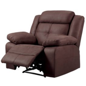 FABARES - Fauteuil Relax Electrique Chocolat