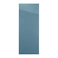 Façade de cuisine 1 porte 1/2 colonne Sixties bleu L. 60 cm