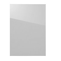 Façade de cuisine 1 porte blanc brillant L.60 x H.100.5 cm Artic