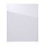 Façade de cuisine 1 porte blanc Gossip 57,6 x 60 cm