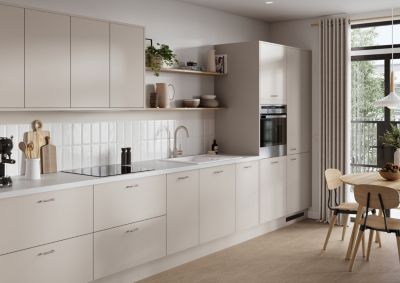 Façade de cuisine 1 porte Elcot beige sable l.49,7 x H.71,5 cm GoodHome