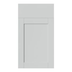 Façade de cuisine 1 porte et 1 tiroir Ash gris mat l. 39,7 cm x H. 71,5 cm GoodHome