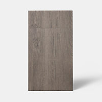 Façade de cuisine 1 porte et 1 tiroir Chia décor chêne gris l. 40 cm x H. 72 cm GoodHome