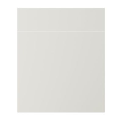 Façade de cuisine 1 porte et 1 tiroir Elcot blanc l.59,7 x H.71,5 cm GoodHome