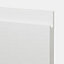 Façade de cuisine 1 porte et 1 tiroir Garcinia blanc brillant l. 30 cm x H. 72 cm GoodHome