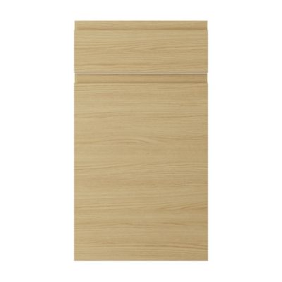 Façade de cuisine 1 porte et 1 tiroir Garcinia effet chêne l. 39,7 x H. 71,5 cm GoodHome