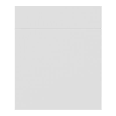 Façade de cuisine 1 porte et 1 tiroir Stevia blanc mat l. 59,7 x H. 71,5 cm GoodHome