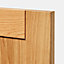 Façade de cuisine 1 porte et 1 tiroir Verbena chêne massif l. 60 cm x H. 72 cm GoodHome