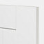 Façade de cuisine 1 porte et façade 1 tiroir GoodHome Alpinia Blanc l. 29.7 cm x H. 71.5 cm