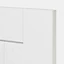 Façade de cuisine 1 porte et façade 1 tiroir GoodHome Alpinia Blanc l. 39.7 cm x H. 71.5 cm