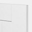 Façade de cuisine 1 porte et façade 1 tiroir GoodHome Alpinia Blanc l. 59.7 cm x H. 71.5 cm