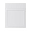 Façade de cuisine 1 porte et façade 1 tiroir GoodHome Artemisia Blanc mouluré l. 59.7 cm x H. 71.5 cm