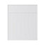 Façade de cuisine 1 porte et façade 1 tiroir GoodHome Pasilla Blanc l. 59.7 cm x H. 71.5 cm