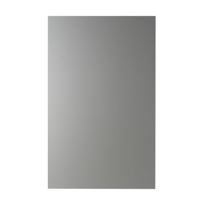 Façade de cuisine 1 porte Ice inox l. 60 x h. 100,5 cm