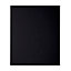 Façade de cuisine 1 porte noir Ice 57,6 x 60 cm