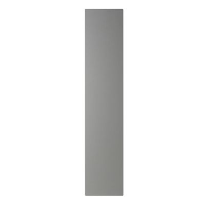 Façade de cuisine 1 porte range-épices Ice inox L. 15 cm