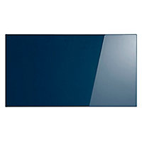 Façade de cuisine 1 porte relevante bleu Gossip H. 43,2 x l. 80 cm