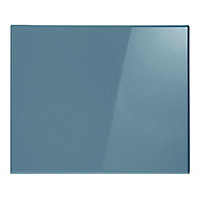 Façade de cuisine 1 porte relevante bleu Sixties 43,2 x 60 cm