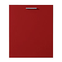 Façade de cuisine 1 porte rouge Spicy 60 cm