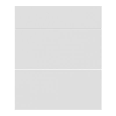 Façade de cuisine 1 tiroir et 2 caissons Stevia blanc mat l. 59,7 x H. 71,5 cm GoodHome