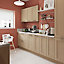 Façade de cuisine 1 tiroir et 2 casseroliers Alpinia décor chêne l. 50 cm x H. 72 cm GoodHome