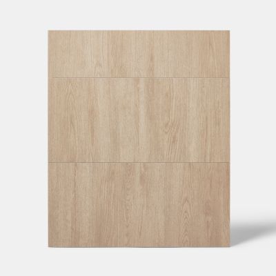 Façade de cuisine 1 tiroir et 2 casseroliers Chia décor chêne clair l. 60 cm x H. 72 cm GoodHome