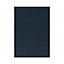 Façade de cuisine 3 tiroirs et 1 casserolier GoodHome Artemisia Bleu nuit l. 49.7 cm x H. 71.5 cm