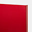 Façade de cuisine 3 tiroirs et 1 casserolier Stevia rouge l. 40 cm x H. 72 cm GoodHome
