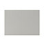 Façade de cuisine pour caisson hotte / casserolier GoodHome Stevia gris mat l. 49,7 x H. 35,6 cm
