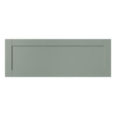 Façade de cuisine sous hotte / casserolier Ash vert sauge l. 100 cm GoodHome